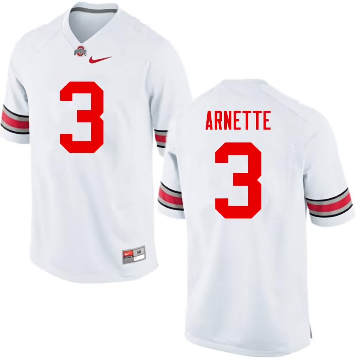 Damon Arnette Ohio State Buckeyes Men's NCAA #3 Nike White College Stitched Football Jersey BHT1656JL